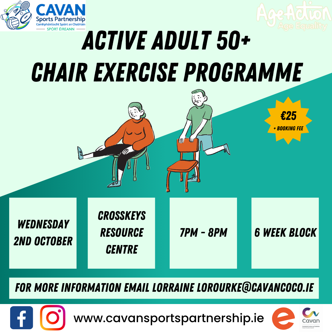 Active Adult 50+ Gentle Chair Exercises – Crosskeys